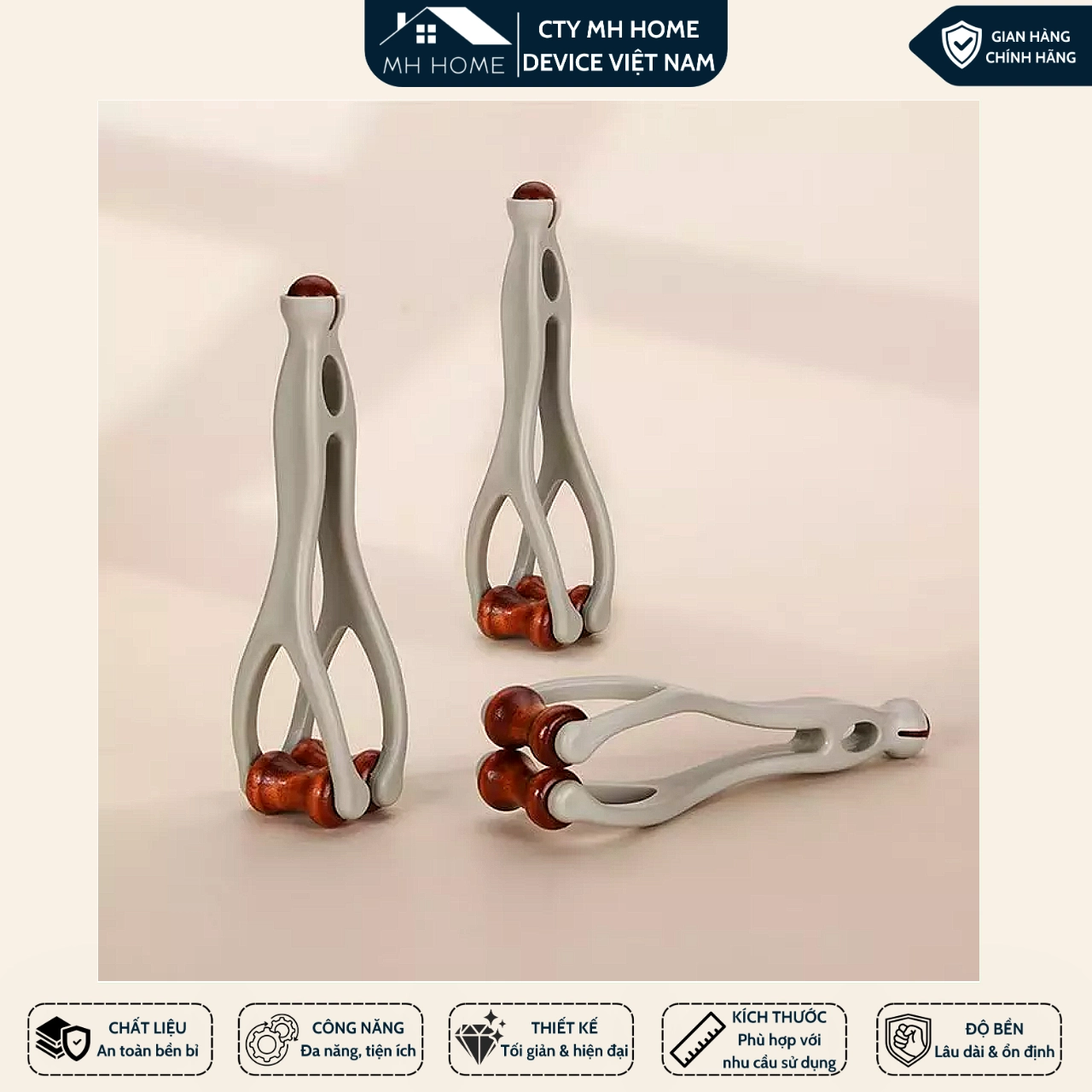 Dụng cụ mát xa ngón tay trị liệu bấm huyệt để giảm cơ Massage kinh tuyến để cải thiện tuần hoàn máu